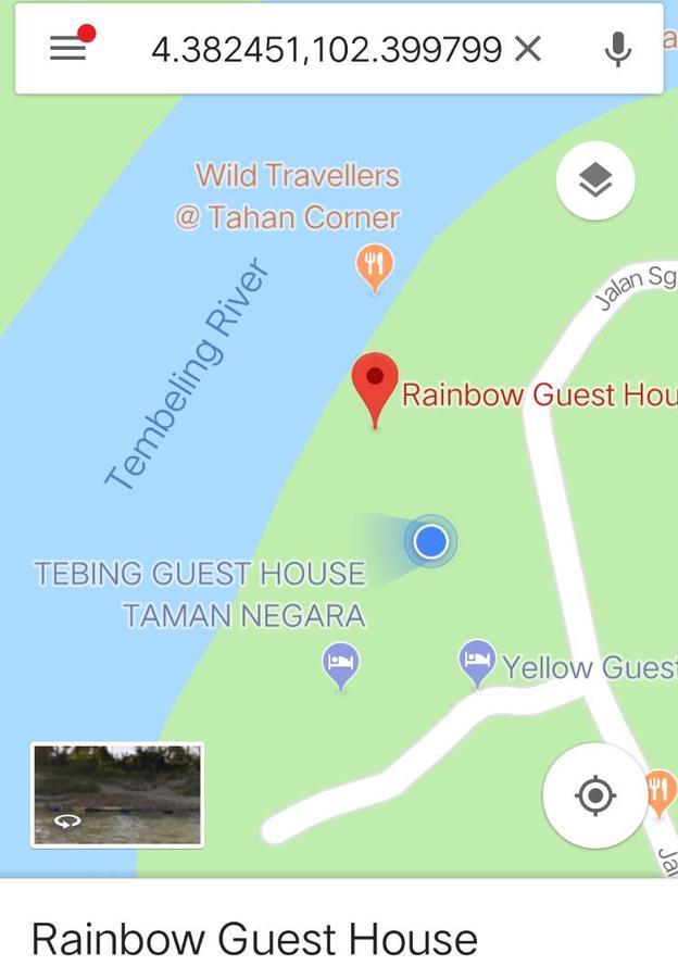 Taman Negara Rainbow Guest House Куала-Тахан Экстерьер фото